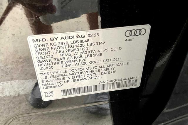 new 2025 Audi Q6 e-tron car, priced at $75,750
