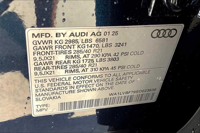new 2025 Audi Q7 car, priced at $69,254