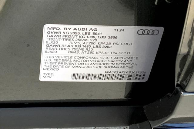 new 2025 Audi Q5 car, priced at $73,835