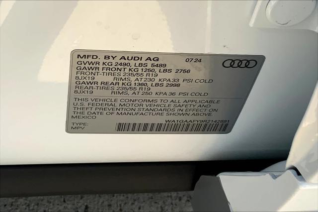 new 2024 Audi Q5 car, priced at $53,495