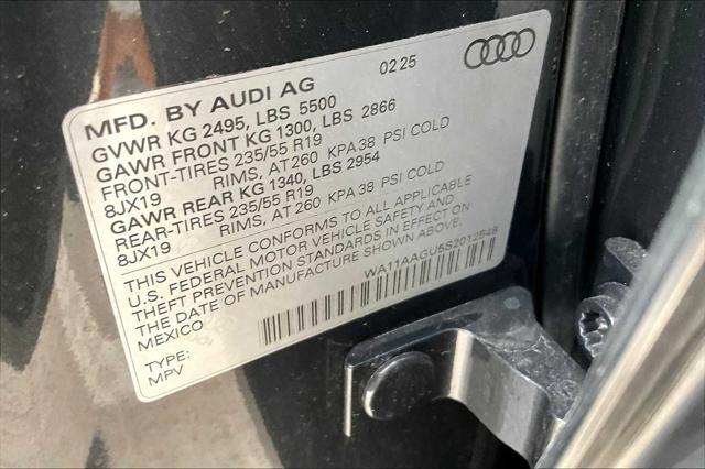 new 2025 Audi Q5 car, priced at $58,075
