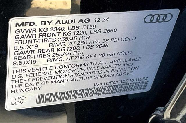 new 2025 Audi Q3 car, priced at $46,110