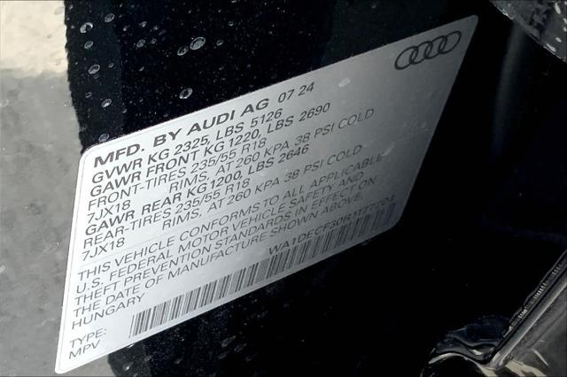 new 2024 Audi Q3 car, priced at $43,640