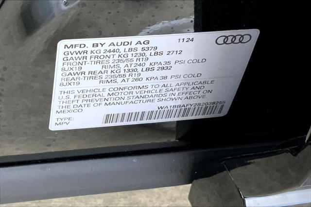 new 2025 Audi Q5 car, priced at $55,785