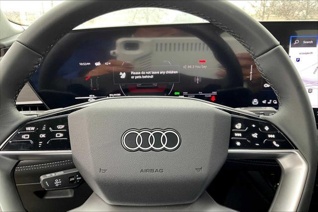 new 2025 Audi Q6 e-tron car, priced at $77,750