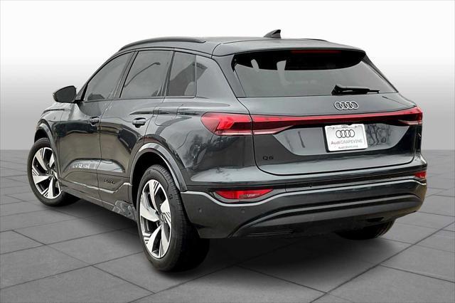 new 2025 Audi Q6 e-tron car, priced at $77,750