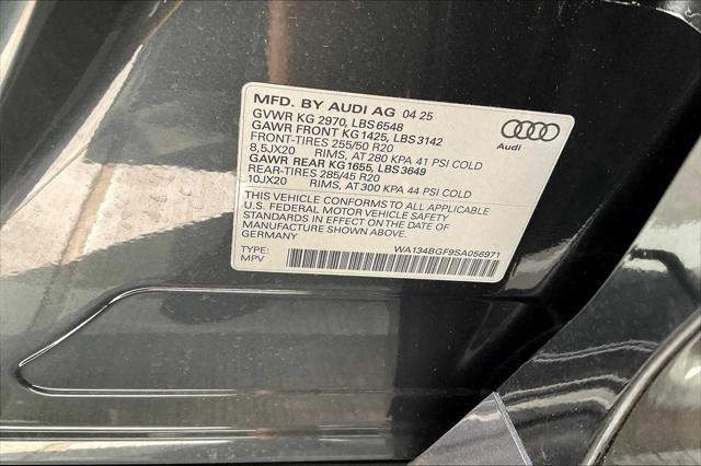 new 2025 Audi Q6 e-tron car, priced at $77,750