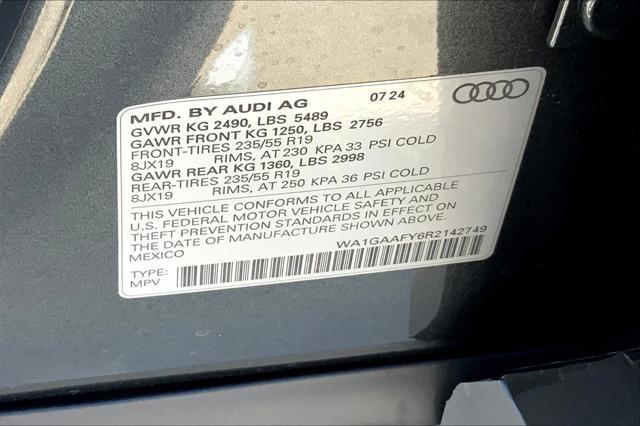 new 2024 Audi Q5 car, priced at $54,090