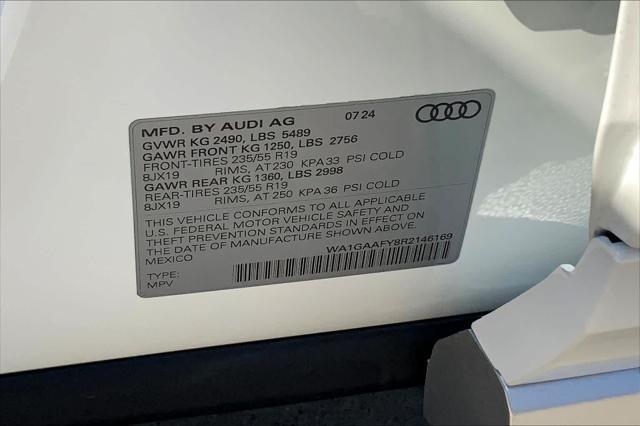 new 2024 Audi Q5 car, priced at $53,495