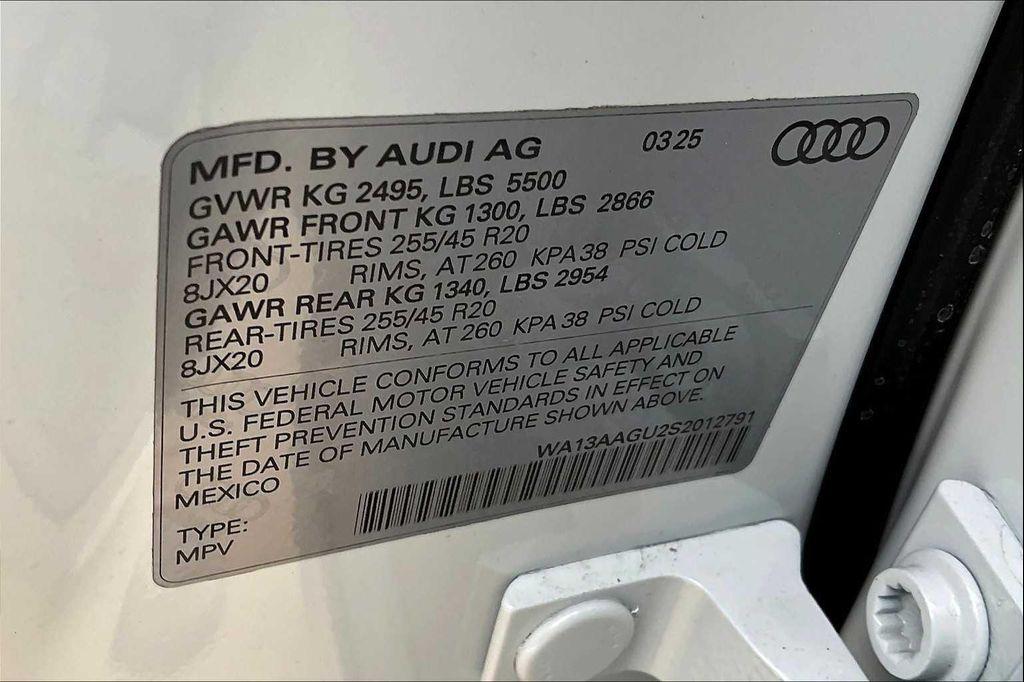 new 2025 Audi Q5 car, priced at $64,850