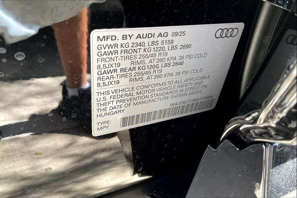 new 2025 Audi Q3 car, priced at $41,980