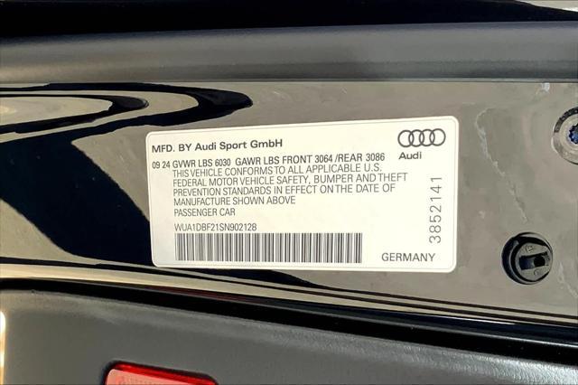 new 2025 Audi RS 6 Avant car, priced at $154,515