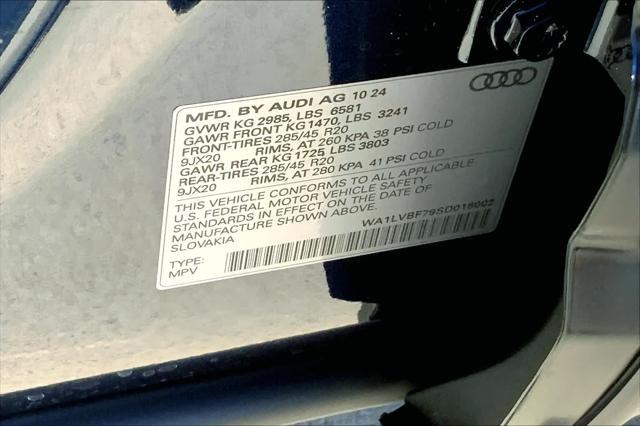 new 2025 Audi Q7 car