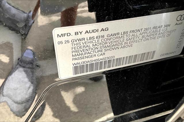 new 2025 Audi A6 e-tron car, priced at $77,885