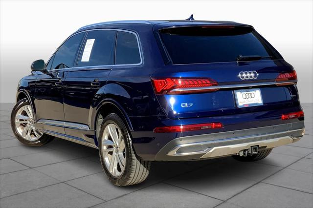 used 2020 Audi Q7 car, priced at $28,500