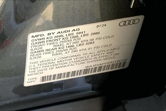 new 2024 Audi Q5 car, priced at $75,695