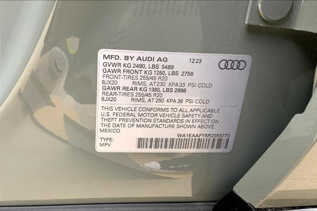 new 2024 Audi Q5 car, priced at $63,983