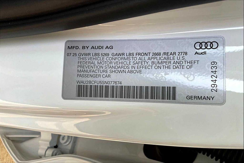 new 2025 Audi A5 car, priced at $57,575