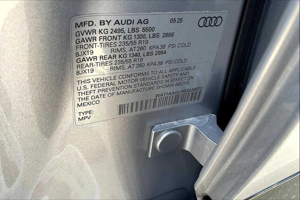 new 2025 Audi Q5 car, priced at $57,775