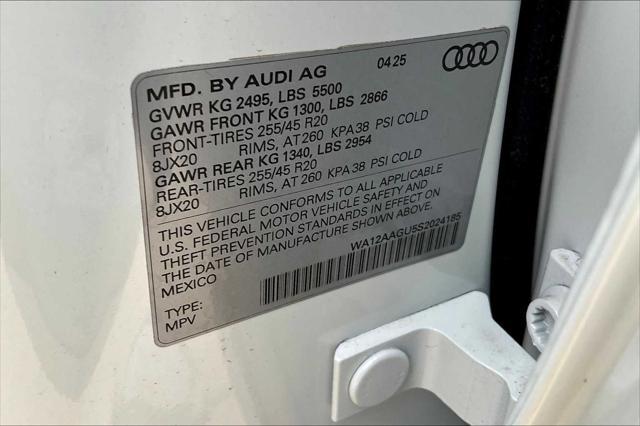 new 2025 Audi Q5 car, priced at $57,975