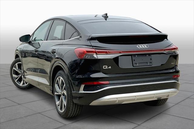 new 2025 Audi Q4 e-tron Sportback car, priced at $62,625