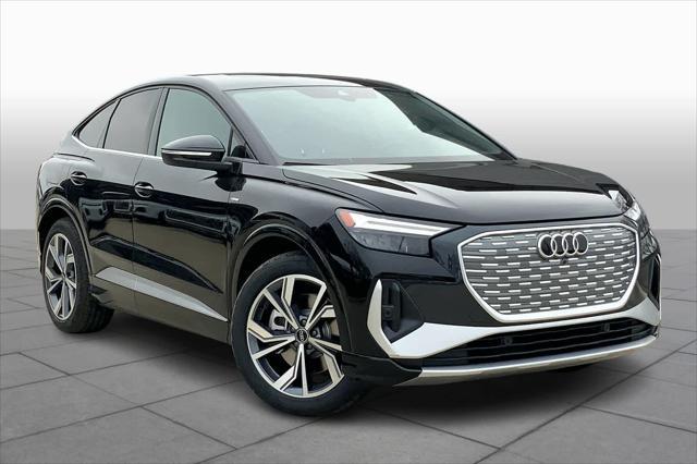 new 2025 Audi Q4 e-tron Sportback car, priced at $62,625