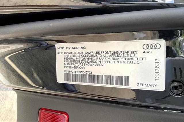 new 2025 Audi A6 car, priced at $80,385
