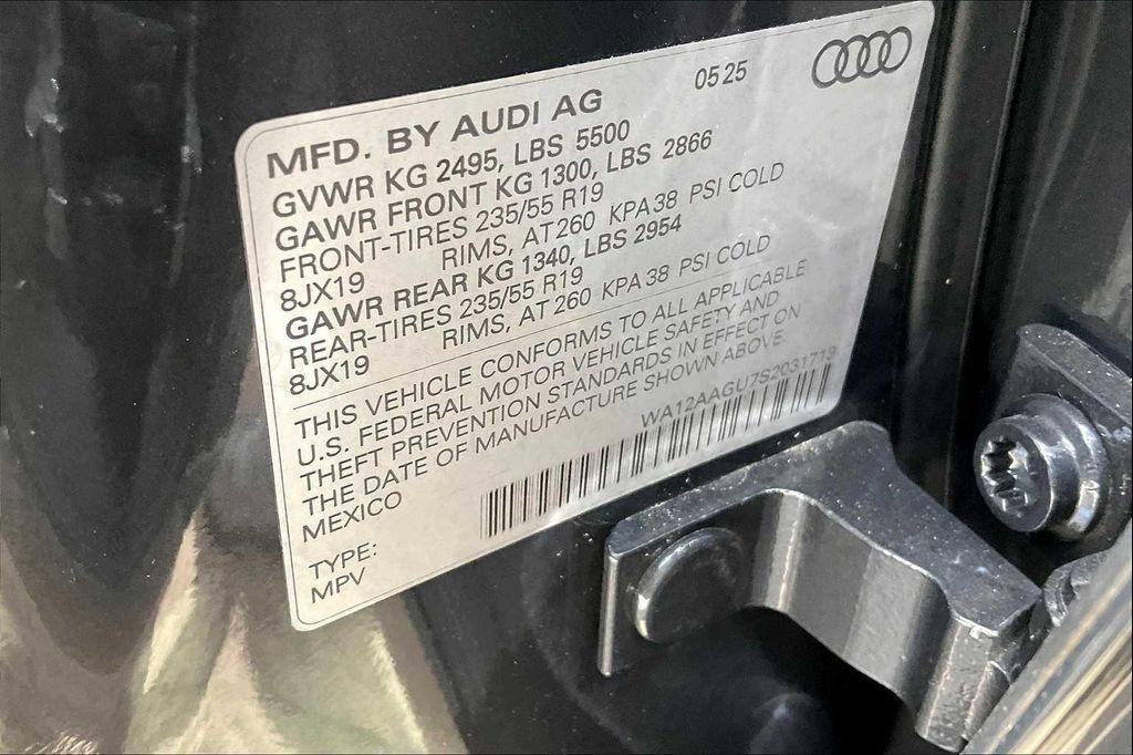 new 2025 Audi Q5 car, priced at $60,590