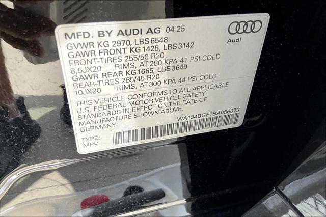 new 2025 Audi Q6 e-tron car, priced at $77,750