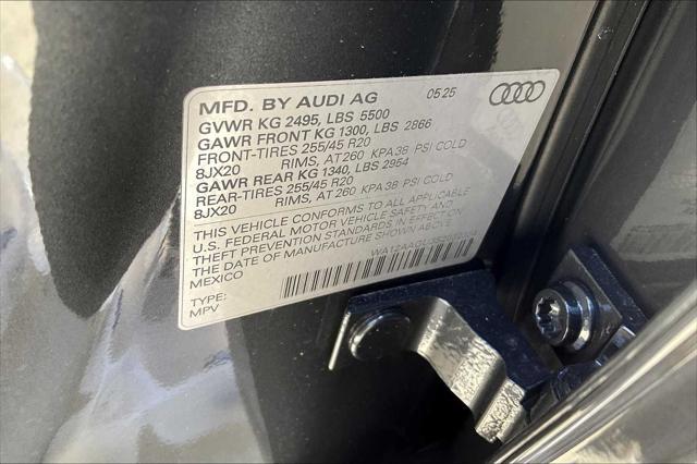new 2025 Audi Q5 car, priced at $61,390