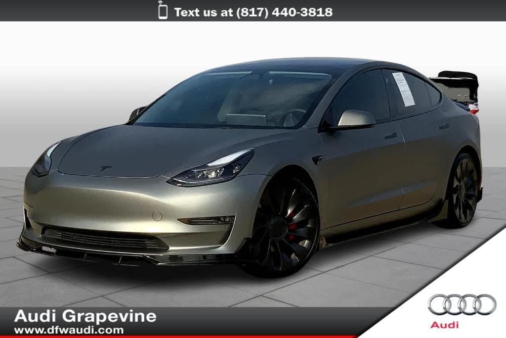 used 2021 Tesla Model 3 car, priced at $31,000