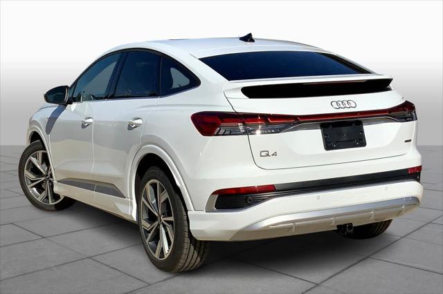 new 2025 Audi Q4 e-tron Sportback car, priced at $66,380