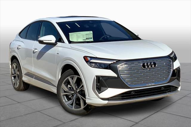 new 2025 Audi Q4 e-tron Sportback car, priced at $66,380