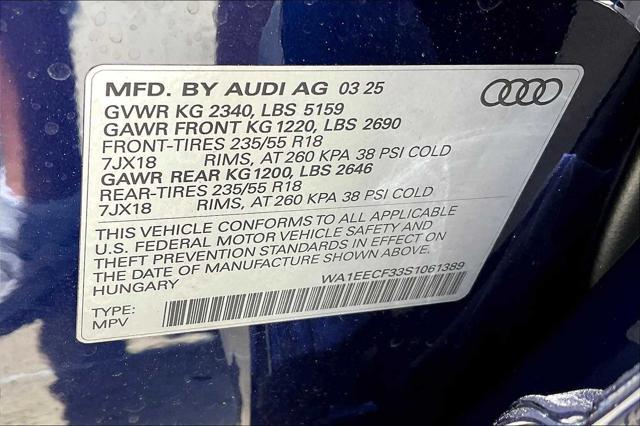 new 2025 Audi Q3 car, priced at $43,610