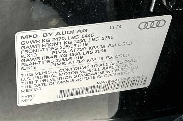 new 2025 Audi Q5 car, priced at $58,535