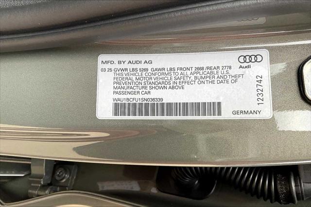 new 2025 Audi A5 car, priced at $54,025