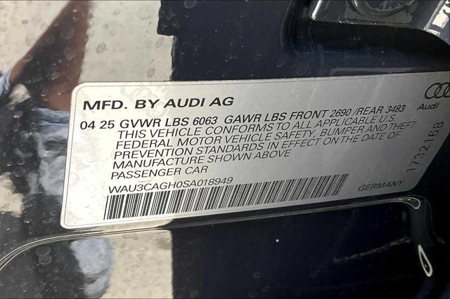new 2025 Audi A6 e-tron car, priced at $75,290