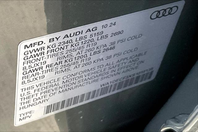 new 2025 Audi Q3 car, priced at $46,110