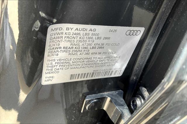 new 2025 Audi Q5 car, priced at $57,175