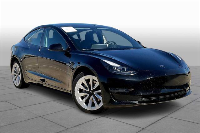 used 2022 Tesla Model 3 car, priced at $27,000