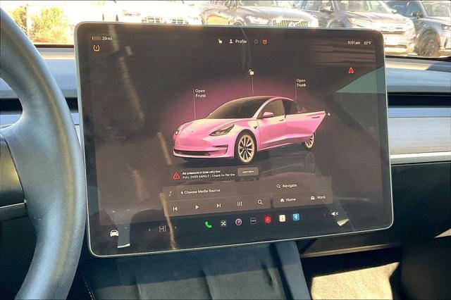 used 2022 Tesla Model 3 car, priced at $27,000