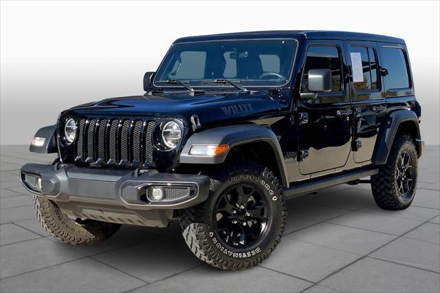 used 2021 Jeep Wrangler car, priced at $34,500