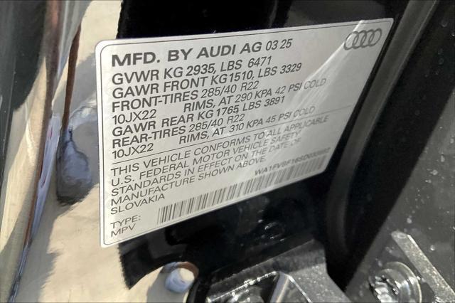 new 2025 Audi Q8 car, priced at $90,715