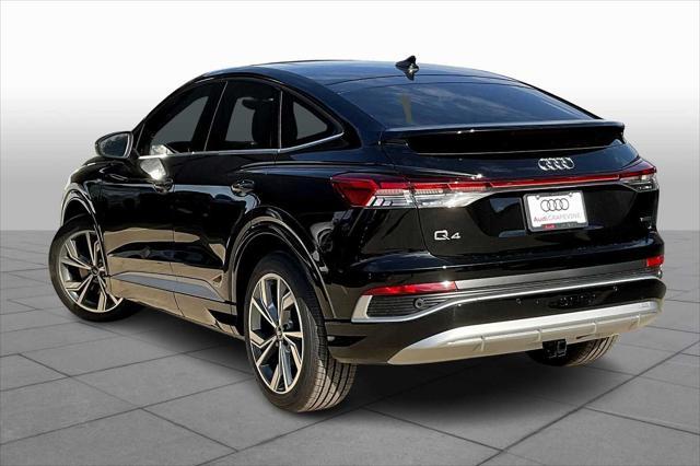 new 2025 Audi Q4 e-tron Sportback car, priced at $68,460