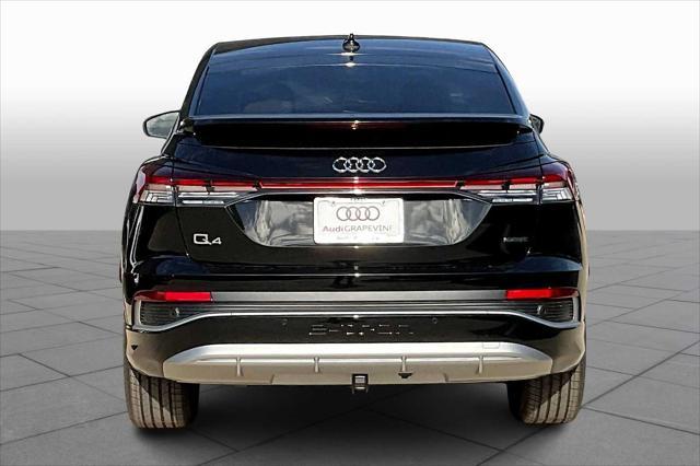 new 2025 Audi Q4 e-tron Sportback car, priced at $68,460