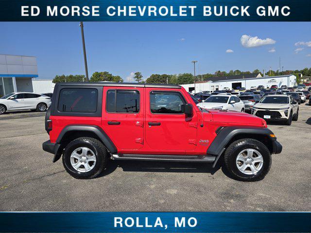 used 2018 Jeep Wrangler Unlimited car, priced at $23,400