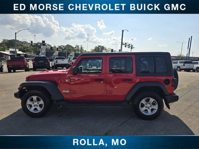 used 2018 Jeep Wrangler Unlimited car, priced at $23,400