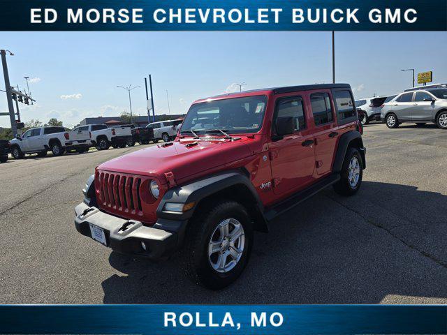 used 2018 Jeep Wrangler Unlimited car, priced at $23,400