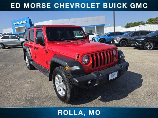 used 2018 Jeep Wrangler Unlimited car, priced at $23,400