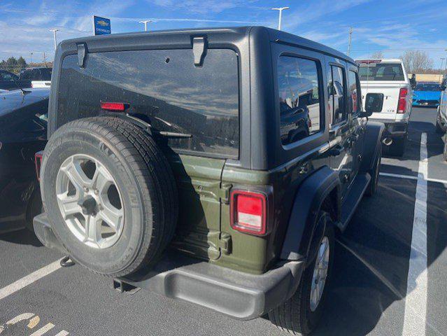 used 2021 Jeep Wrangler Unlimited car, priced at $30,519